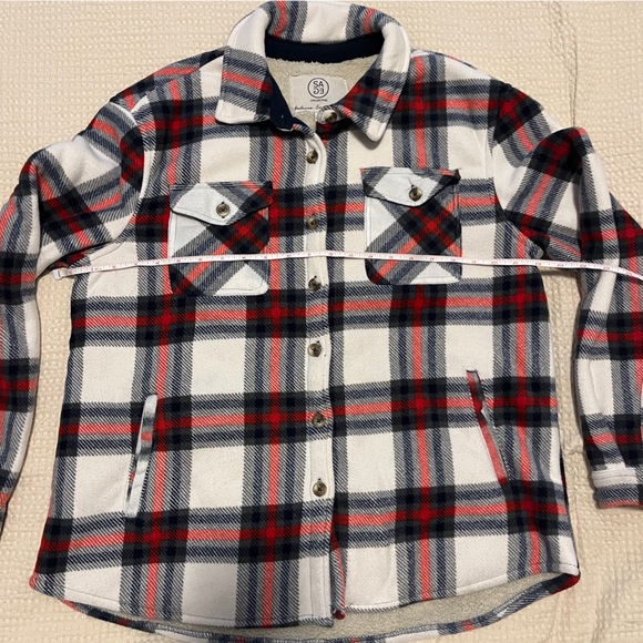 Sage women’s size Large Fleece button-up - Picture 6 of 7